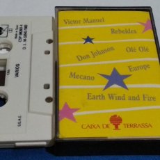 Cassette antiche: CAIXA TERRASSA / ÉXITOS - 1988 CBS CASETE - EUROPE, REBELDES, MECANO, SABINA, VICKY LARRAZ, BONNIE