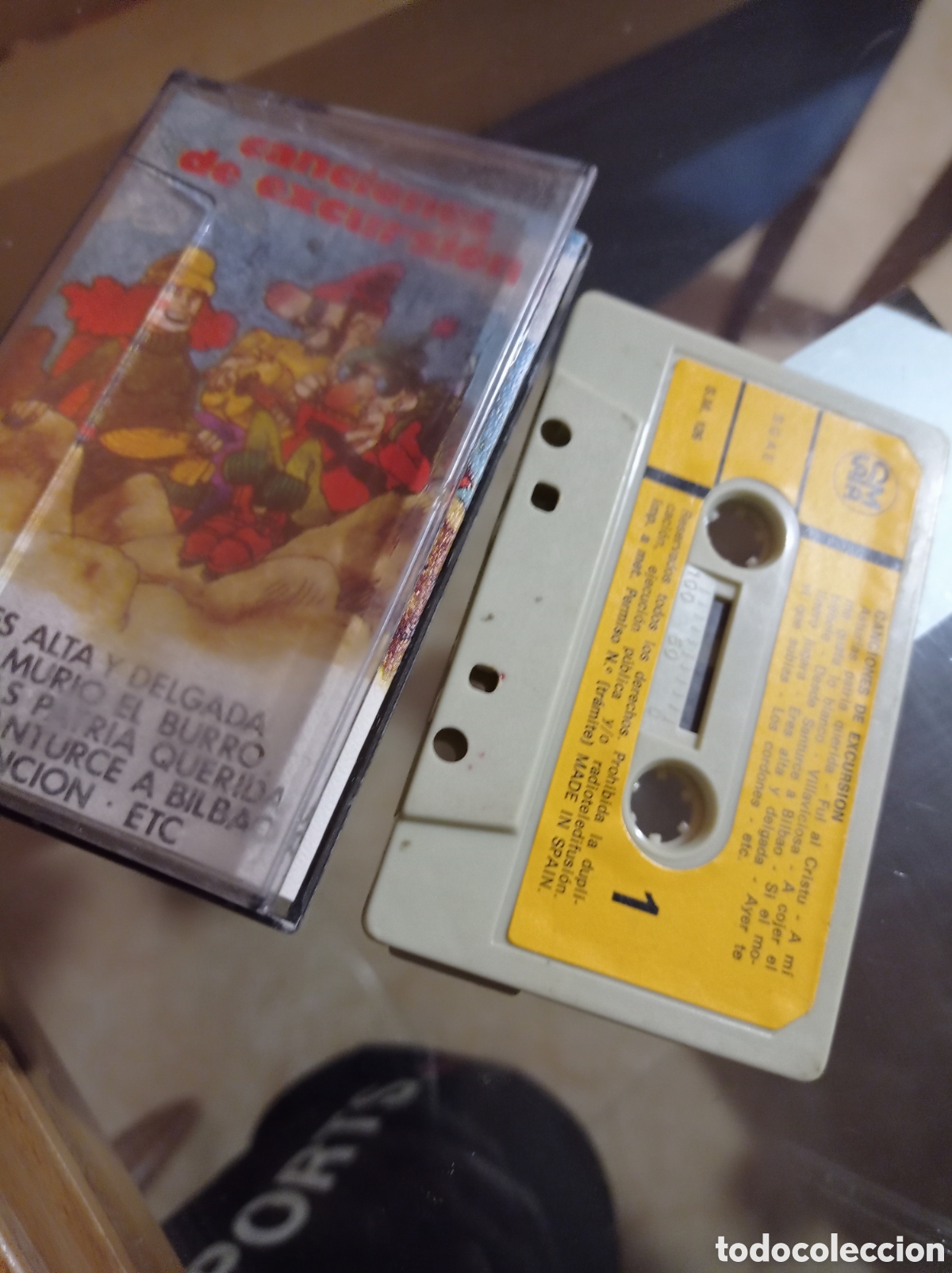 Casetes antiguos: CANCIONES DE EXCURSI&Oacute;N,CINTA CASETE - Foto 2