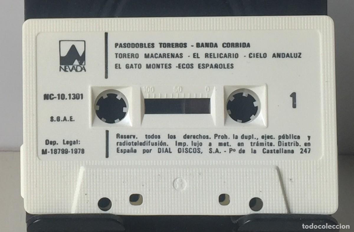Casetes antiguos: Banda Corrida - Pasodobles Toreros - Cassette - Foto 5