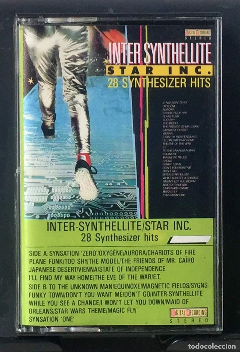Casetes antiguos: Inter Synthellite / Star Inc. - 28 Synthesizer Hits - Cassette - Foto 1