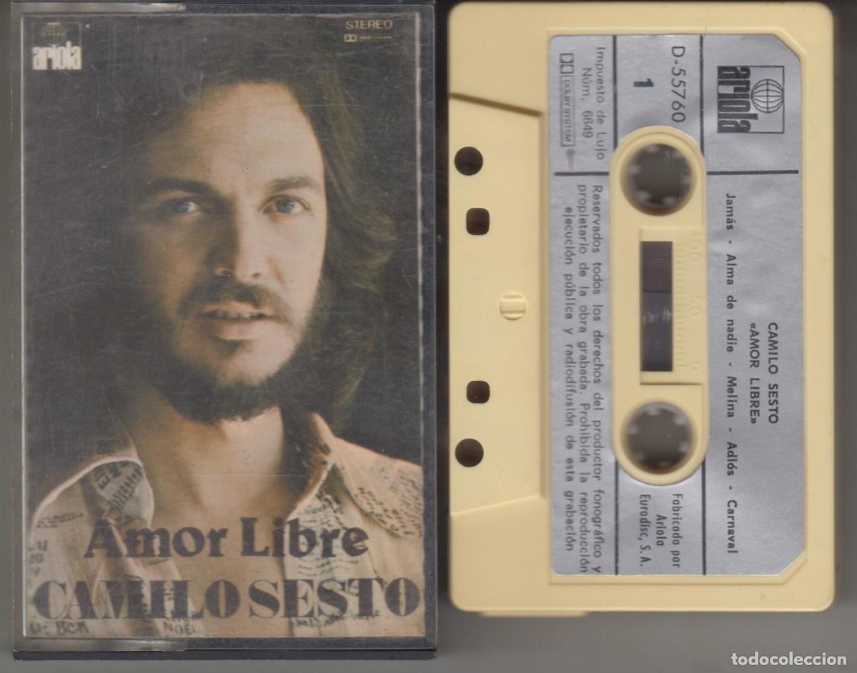 Casetes antiguos: Camilo Sesto cassette Amor Libre 1975 - Foto 1