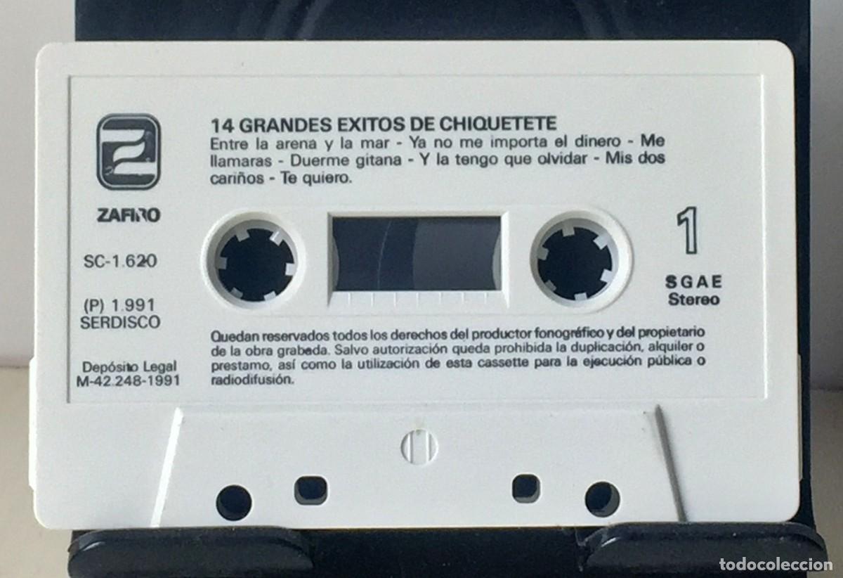 Casetes antiguos: Chiquetete - &Eacute;xitos Vol. 3 - Cassette - Foto 5