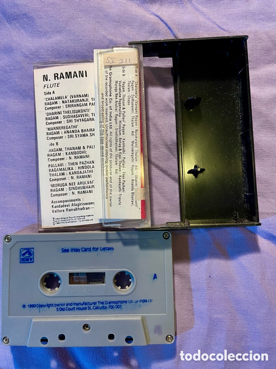Casetes antiguos: N. Ramani &ldquo;Flute&rdquo; - Foto 2