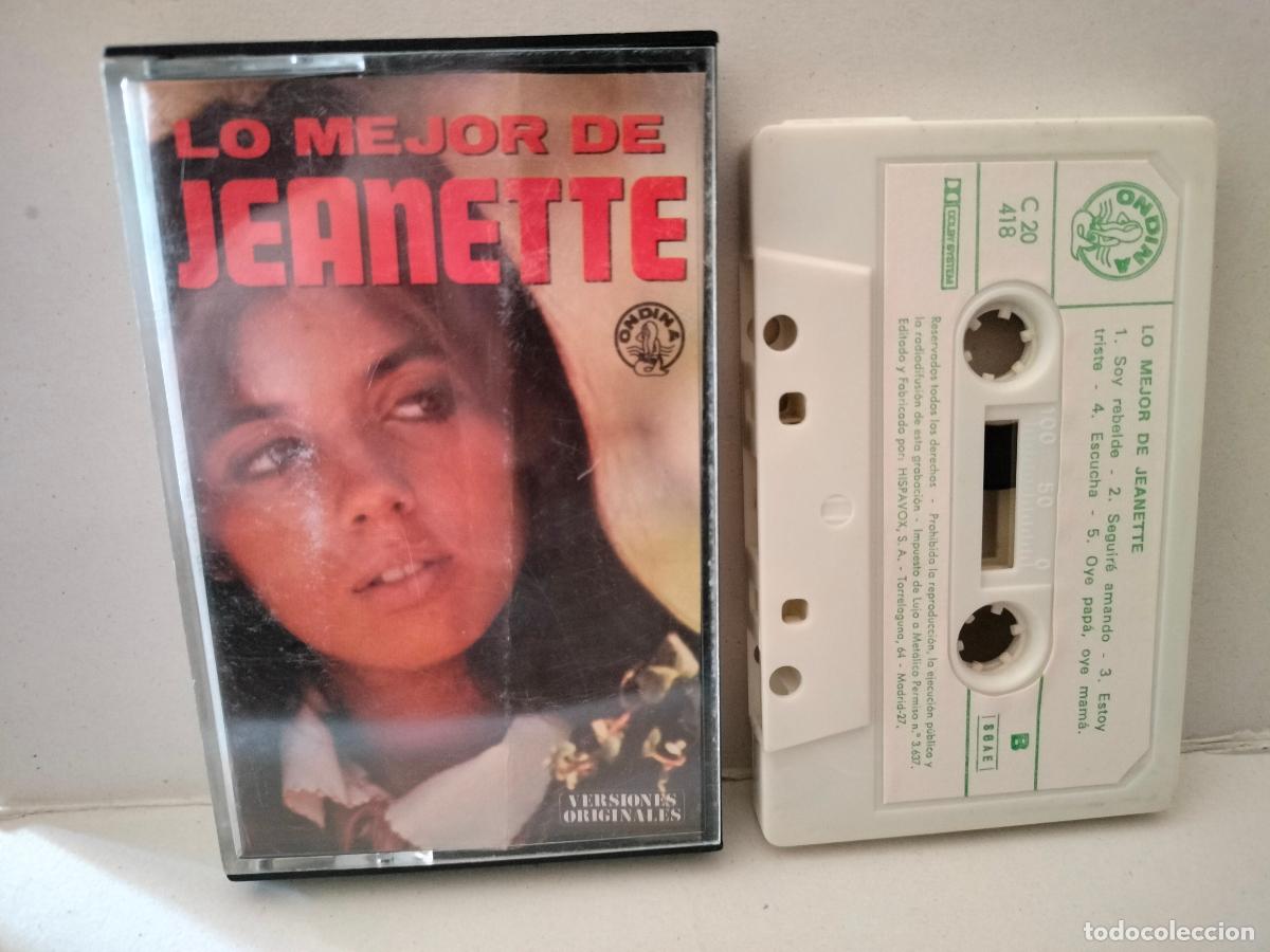 Cassetes antigas: ANTIGUA CASETE CASSETTE LO MEJOR DE JEANETTE