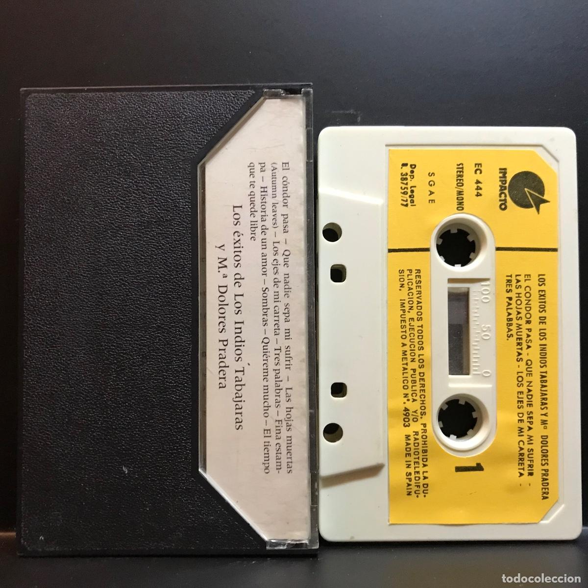 Casetes antiguos: EXITOS DE... ● Indios Tabajaras & M&ordf; Dolores Pradera ● Cassette IMPACTO 1977 - Foto 2