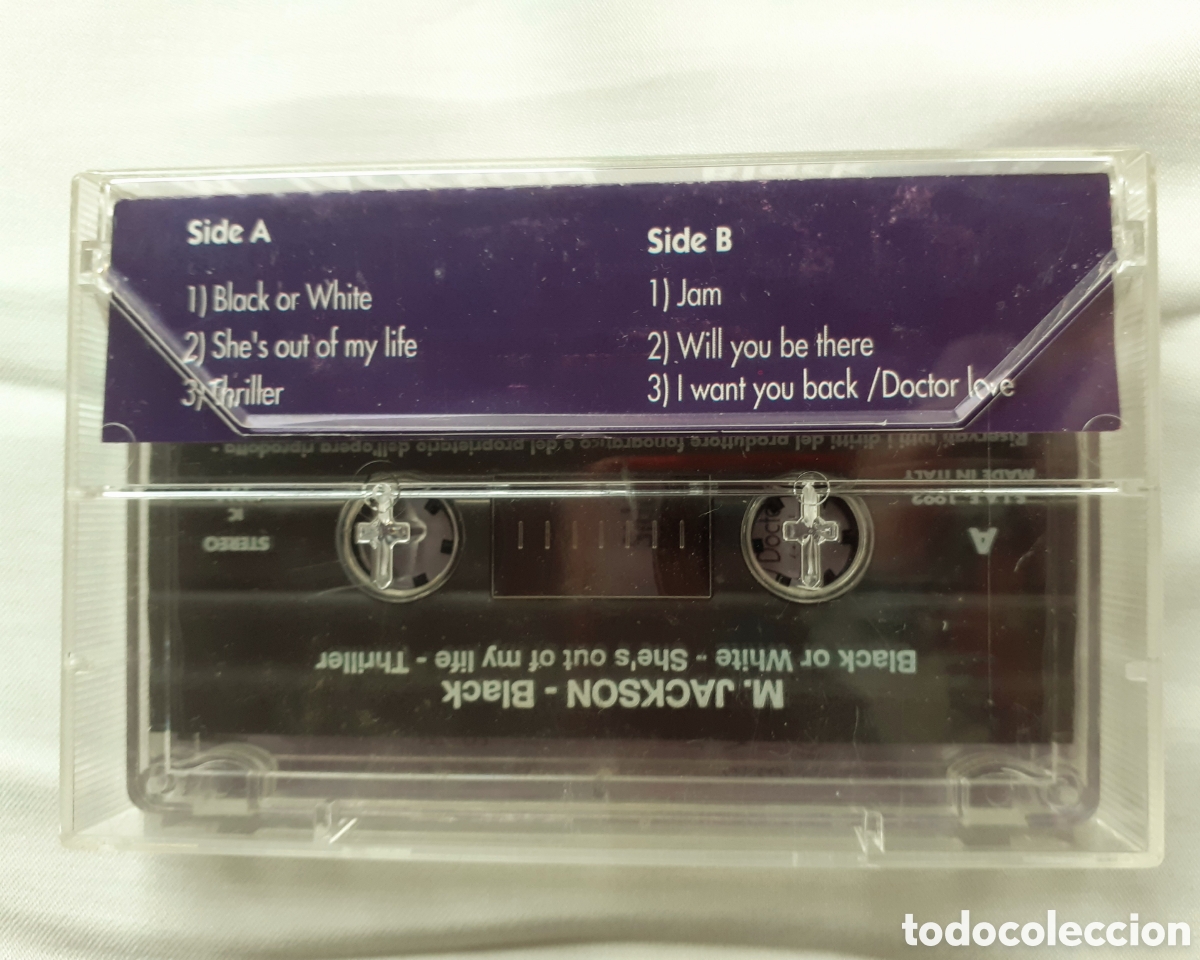 Casetes antiguos: Caset Michael Jackson BLACK - Foto 3