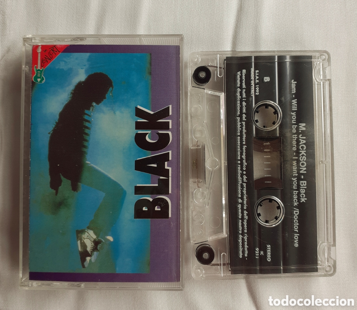 Casetes antiguos: Caset Michael Jackson BLACK - Foto 1