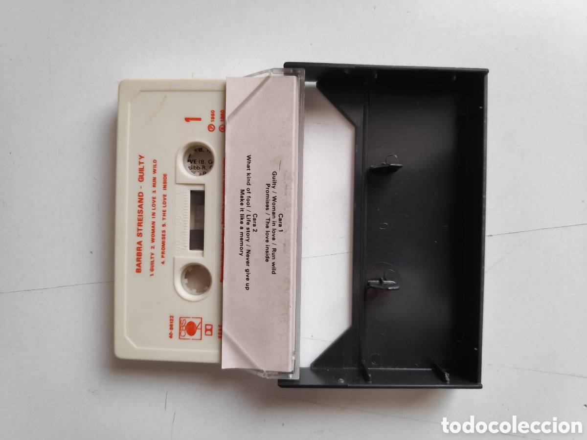 Casetes antiguos: Barbara Streisand, Guilty. Casette - Foto 4