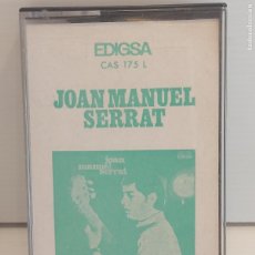 Casetes antiguos: JOAN MANUEL SERRAT / ARA QUE TINC 20 ANYS / MC-EDIGSA-1969 / CINTA COMO NUEVA*