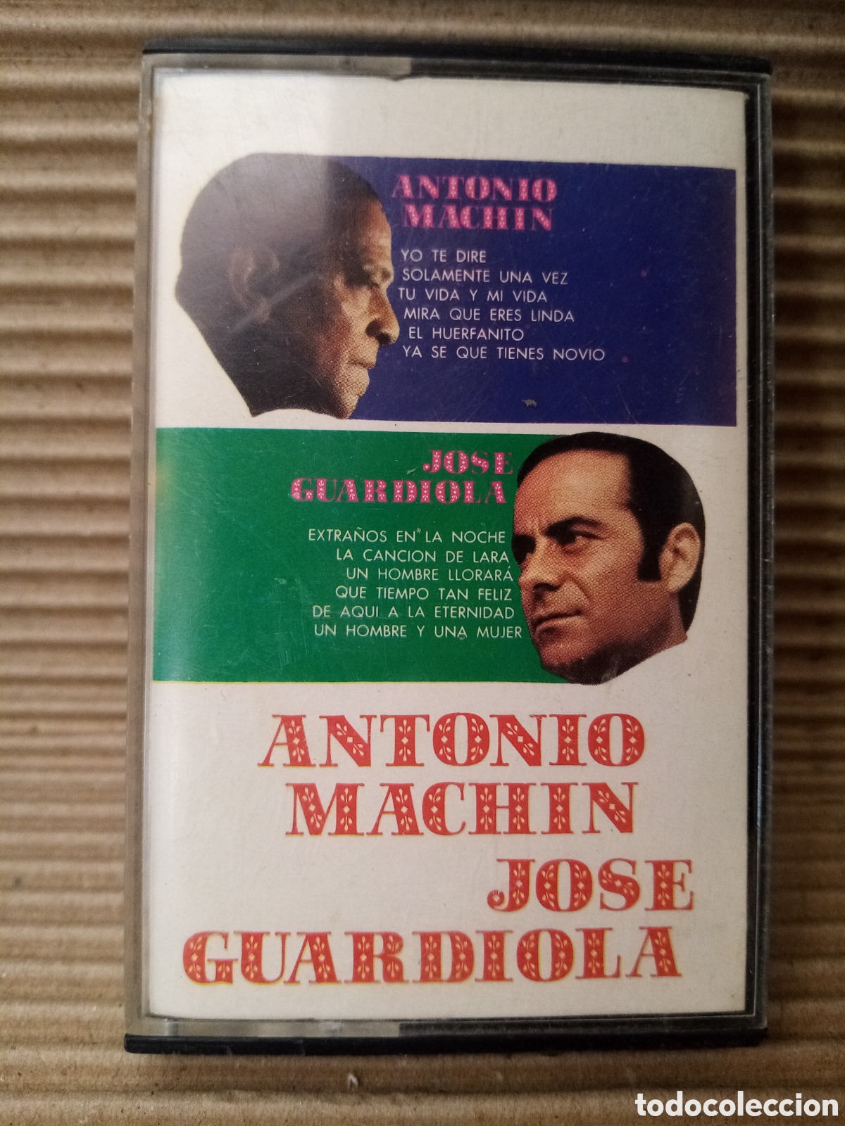 Casetes antiguos: Antonio Machine y Jos&eacute; Guardiola. Casete - Foto 1