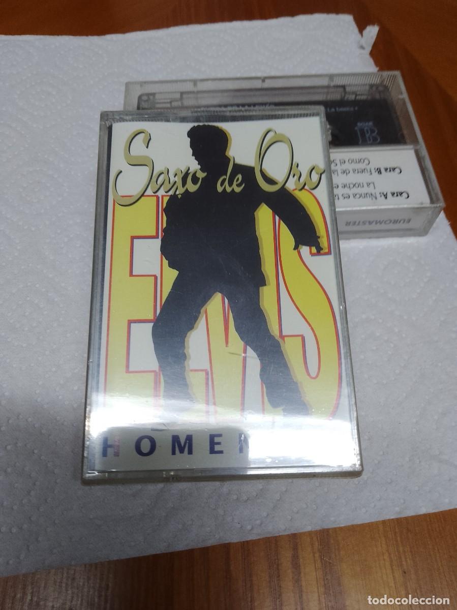Casetes antiguos: Saxo de oro Elvis nuevo sin estrenar - Foto 1