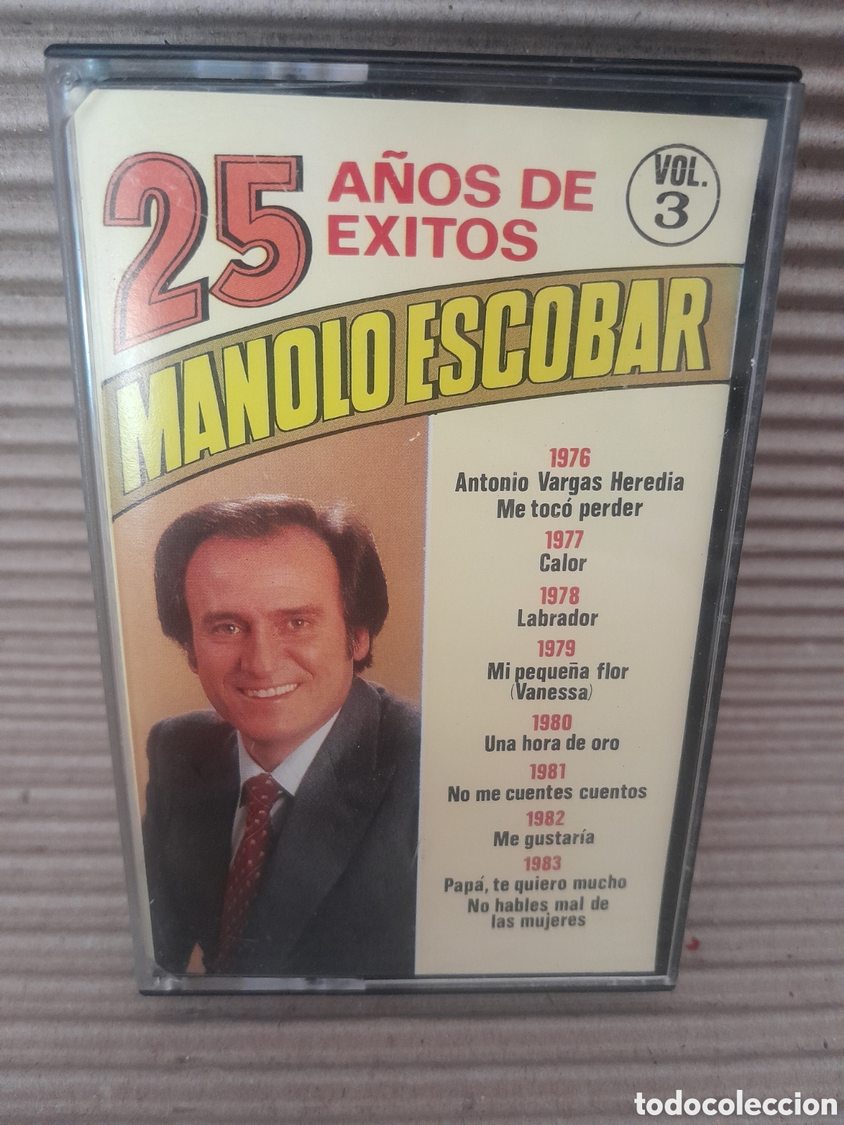Casetes antiguos: Manolo Escobar. 25 a&ntilde;os de &eacute;xitos. Casete - Foto 1