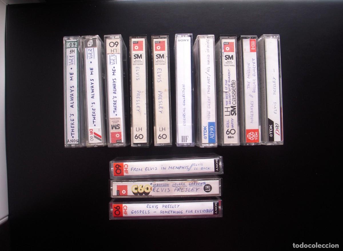 Casetes antiguos: LOTE 13 CASSETTES DE ELVIS - Foto 1