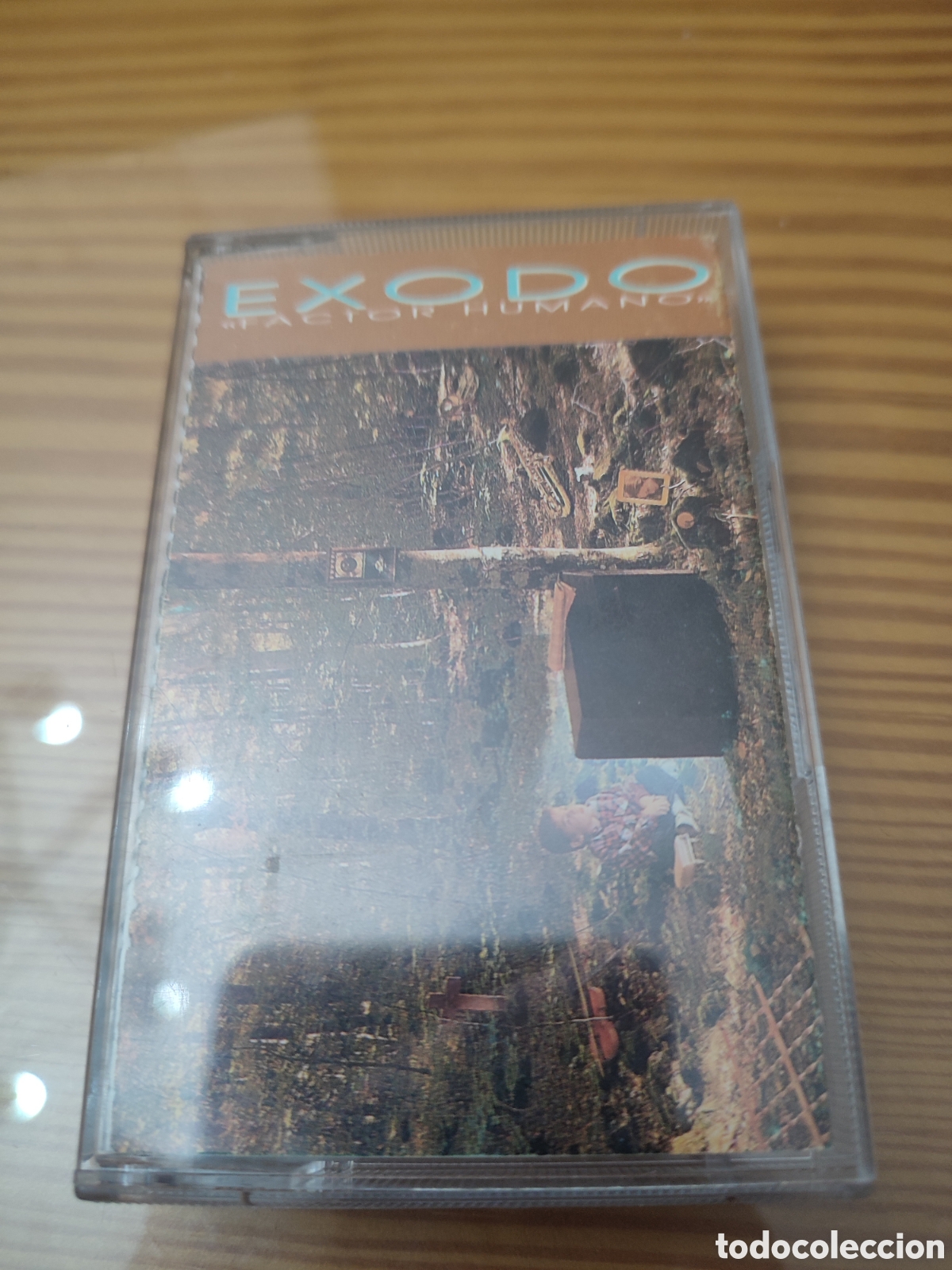 Casetes antiguos: Cinta de cassette de Exodo &rdquo; Factor Humano &rdquo; buen estado - Foto 1