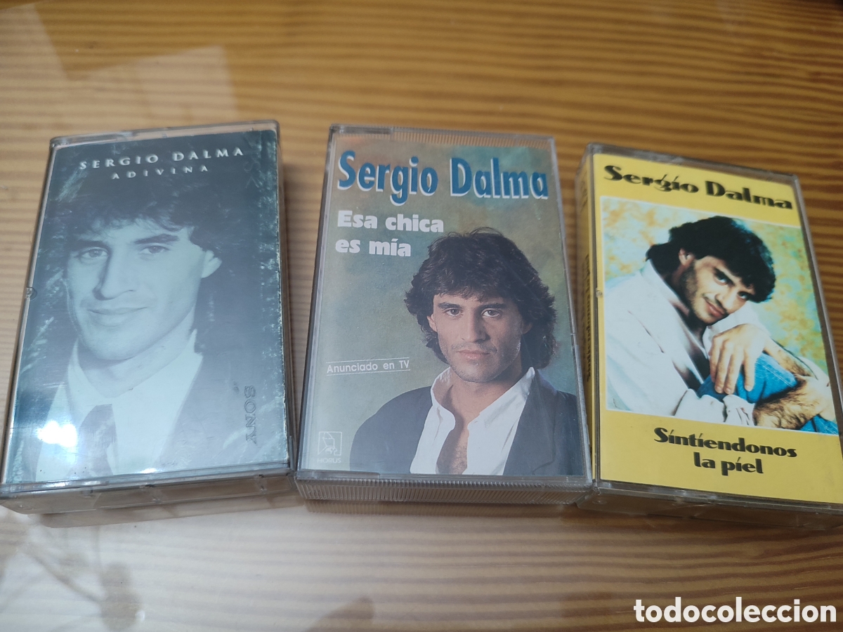 Casetes antiguos: Lote de 3 cassettes de Sergio Dalma - Foto 1