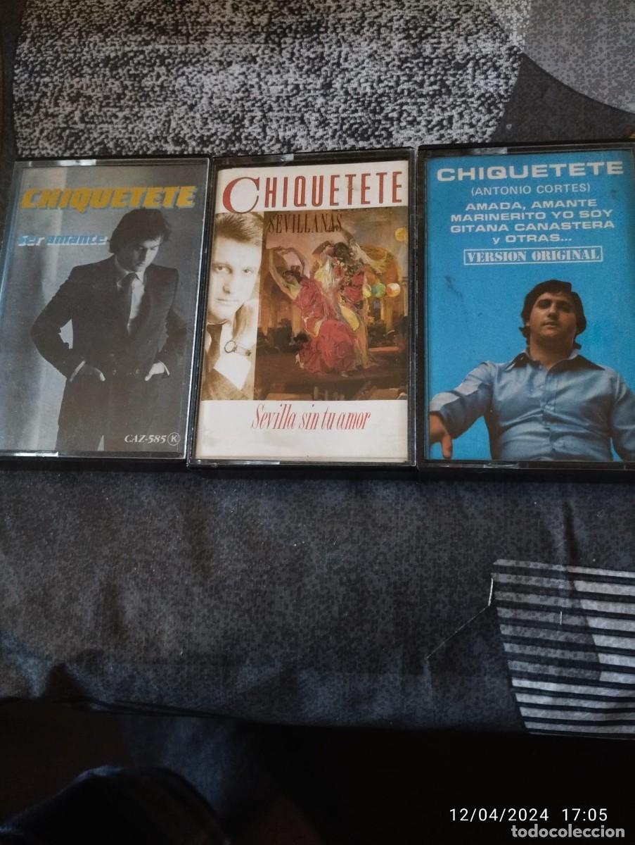 Casetes antiguos: 3 CINTAS CASSETTE CHIQUETETE - Foto 1