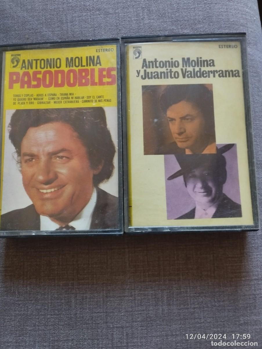 Casetes antiguos: 2 CINTAS CASSETTE ANTONIO MOLINA - Foto 1