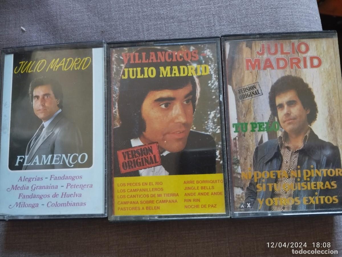 Casetes antiguos: 3 CINTAs CASSETTE JULIO MADRID - Foto 1