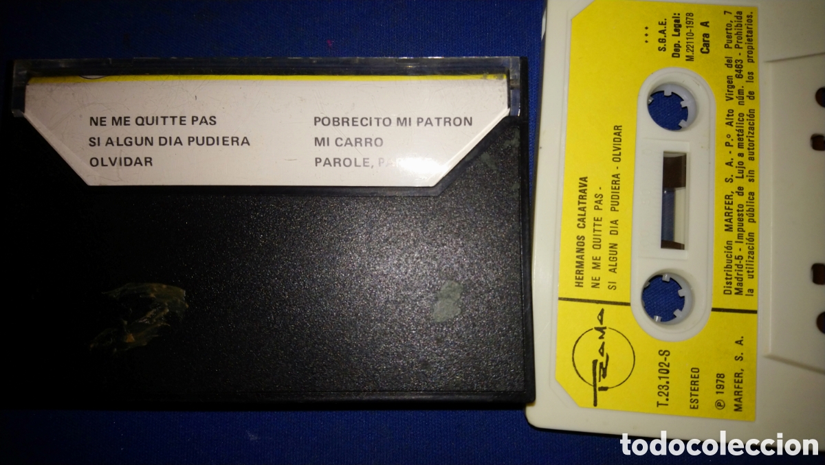 Casetes antiguos: Cinta hermanos calatrava - Foto 3