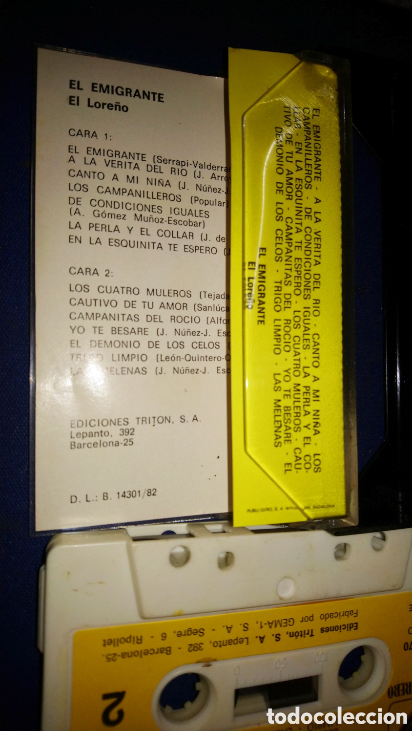 Casetes antiguos: Cinta El Lore&ntilde;o - Foto 4