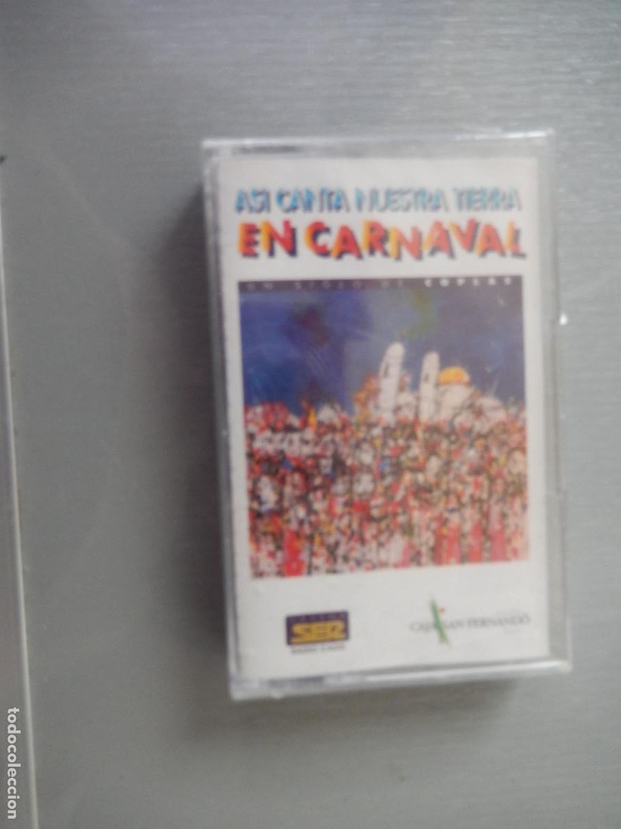 Old Cassettes: ASI CANTA NUESTRA TIERRA EN CARNAVAL - UN SIGLO DE COPLAS - CASETE PRECINTADO