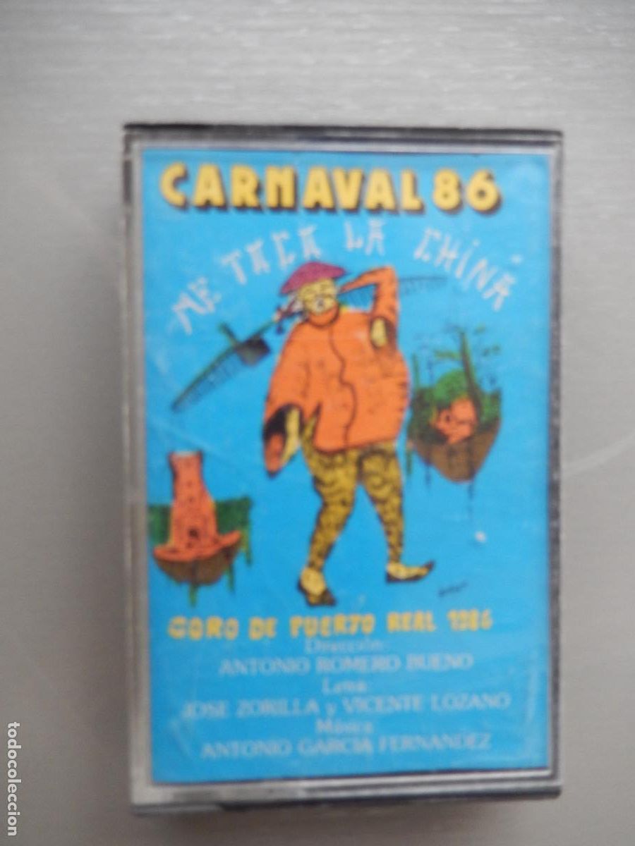 Alte Kassetten: ME TOC&Oacute; LA CHINA - CORO PUERTO REAL - CARNAVAL 86 - CASETE