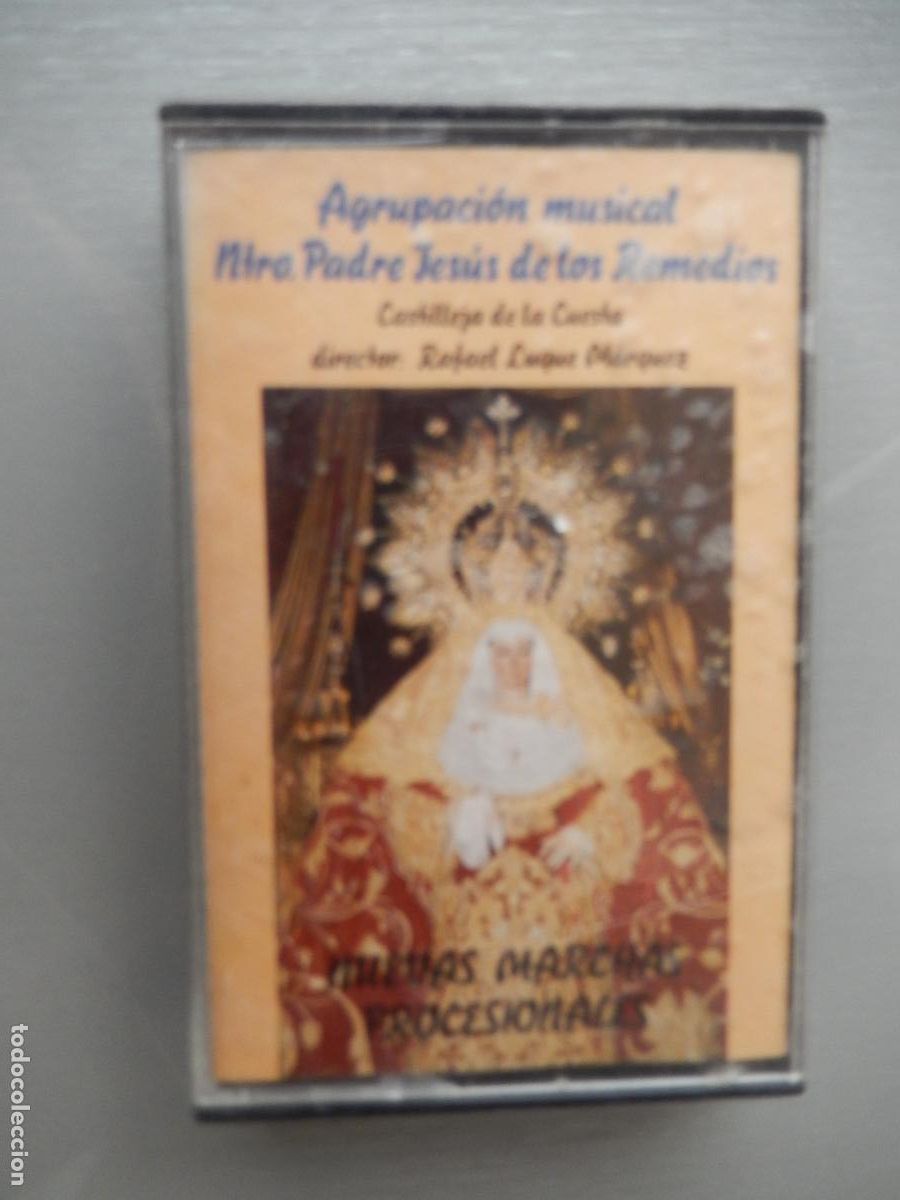 Alte Kassetten: NUEVAS MARCHAS PROCESIONALES - AGRUPACION CASTILLEJA DE LA CUESTA - RAFAEL LUQUE - CASETE