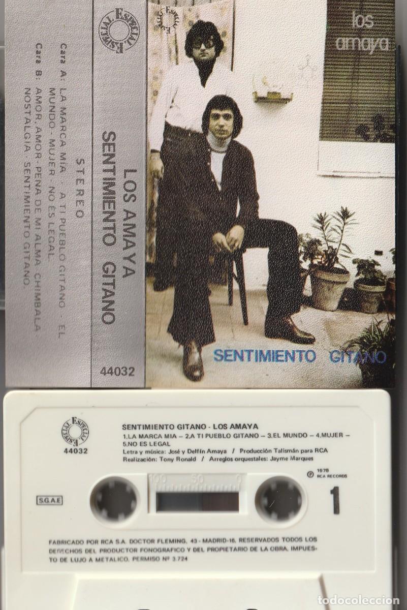 Casetes antiguos: LOS AMAYA - SENTIMIENTO GITANO (CASSETTE RCA 1979) - Foto 1
