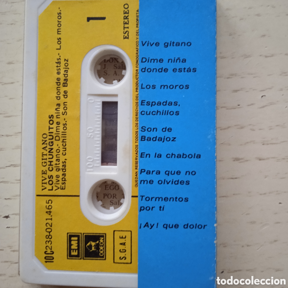 Casetes antiguos: Cass Los Chunguitos - Foto 2