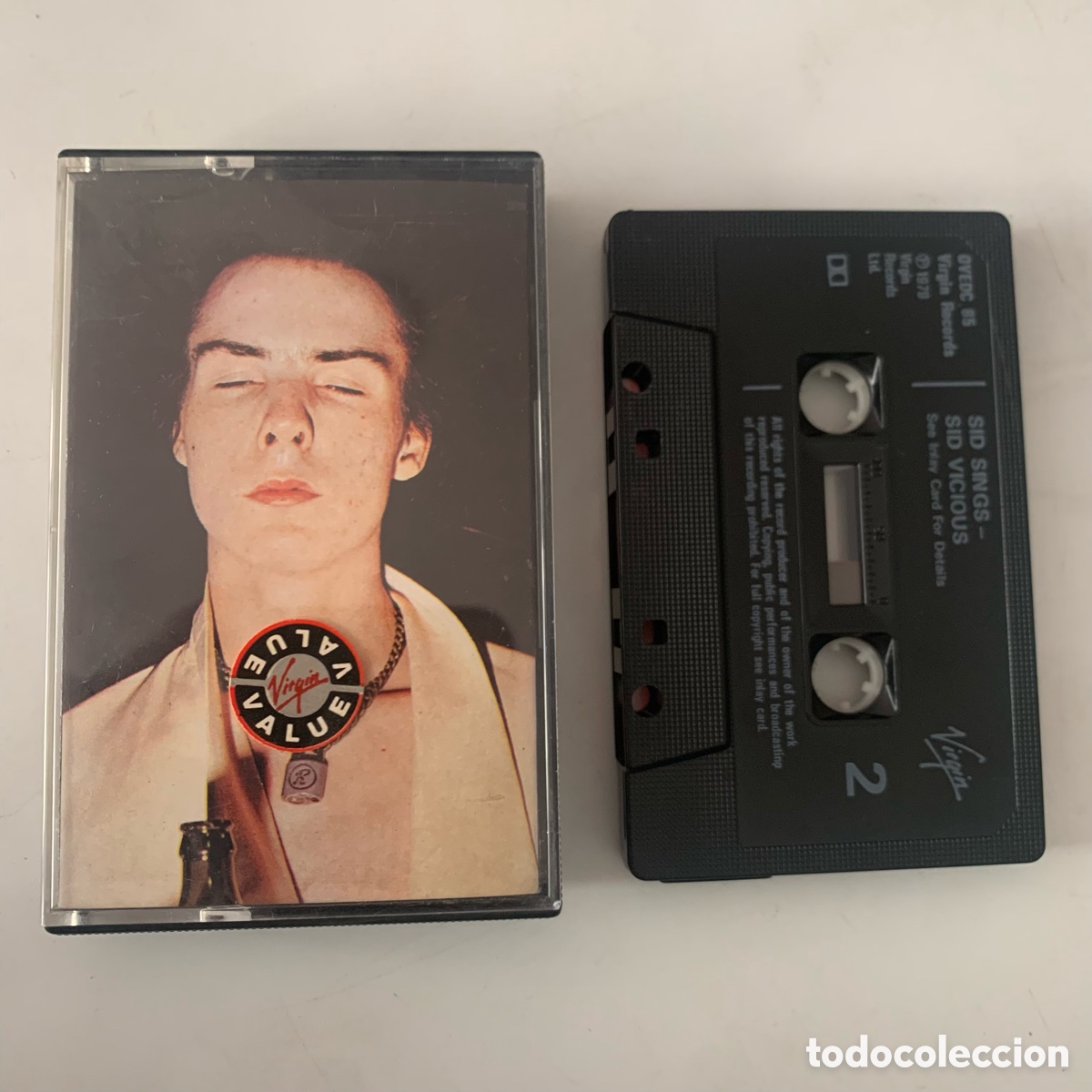 Casetes antiguos: Cinta cassette Sid Vicious - Sid Sings de 1986 - Foto 1