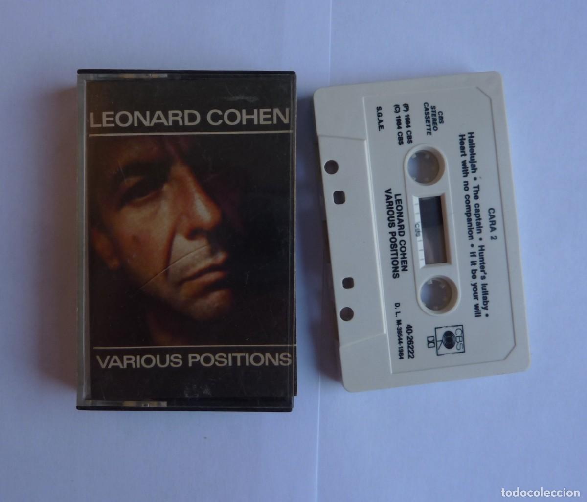 Casetes antiguos: LEONARD COHEN // VARIOUS POSITIONS // 1984 // CASETE - Foto 1