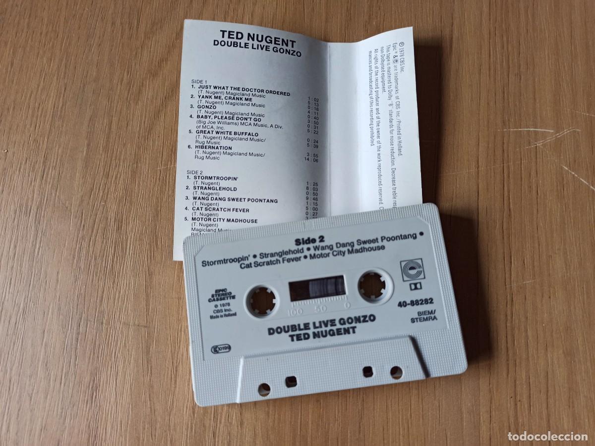 Casetes antiguos: Ted Nugent &ndash; Double Live Gonzo!. holanda, 1978 - Foto 2