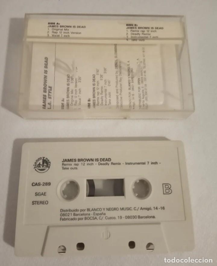 Casetes antiguos: Cassette de James Brown is Dead. 1992 - Foto 2