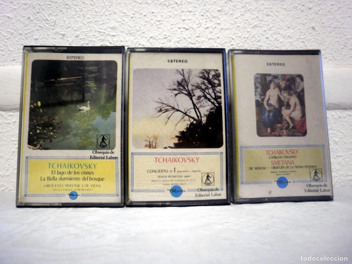 Casetes antiguos: Lote Tchaikovsky (3 cassettes) - Foto 1