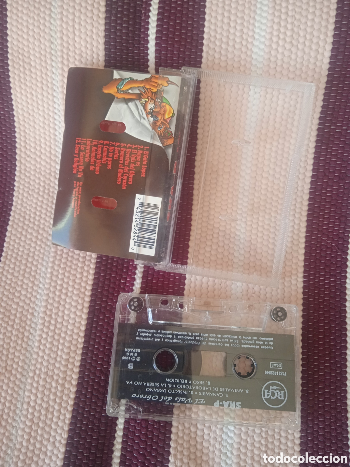 Casetes antiguos: SKA-P * EL VALS DEL OBRERO (BMG 1996) - Foto 2