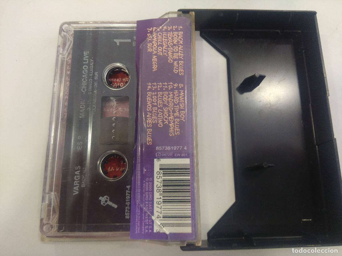 Casetes antiguos: VARGAS BLUE BAND/LIVE/CASETE. - Foto 2