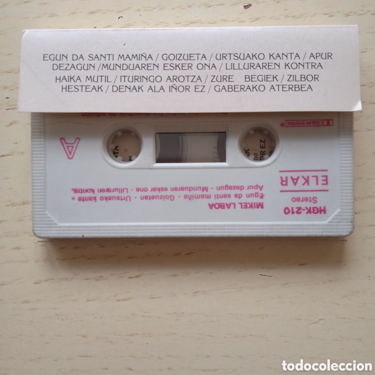 Casetes antiguos: Cass Mikel Laboa - Foto 2
