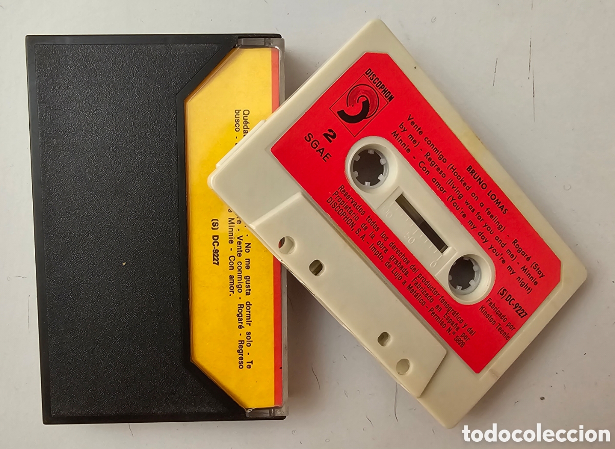 Casetes antiguos: CASSETTE BRUNO LOMAS (Espa&ntilde;a - Discophon - 1976) - Foto 2