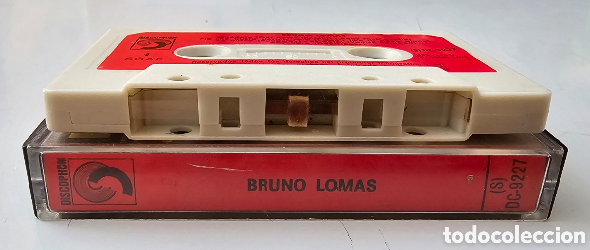 Casetes antiguos: CASSETTE BRUNO LOMAS (Espa&ntilde;a - Discophon - 1976) - Foto 3