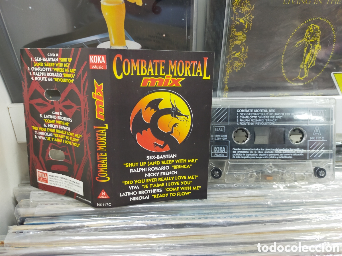 Cassettes Anciennes: Combate mortal mix casete 1995