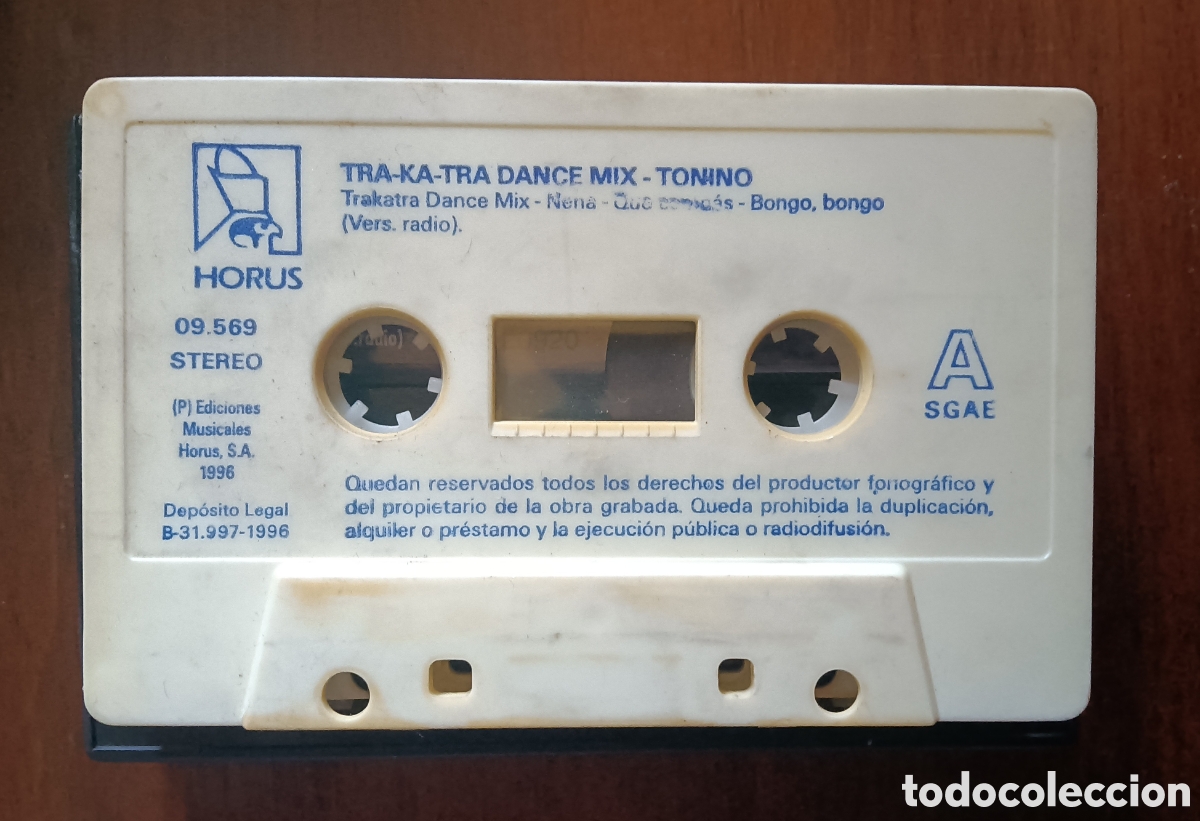 Casetes antiguos: Cinta casete To&ntilde;i no, Cinta - Foto 3