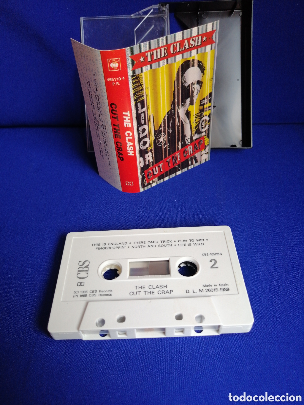 Casetes antiguos: THE CLASH CUT THE CRAP 1985 - Foto 4