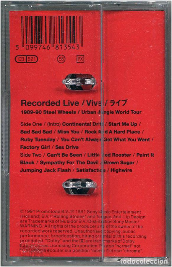 Casetes antiguos: Rolling Stones - Flashpoint - Cassette EU 1991 - 4681354 - Foto 2