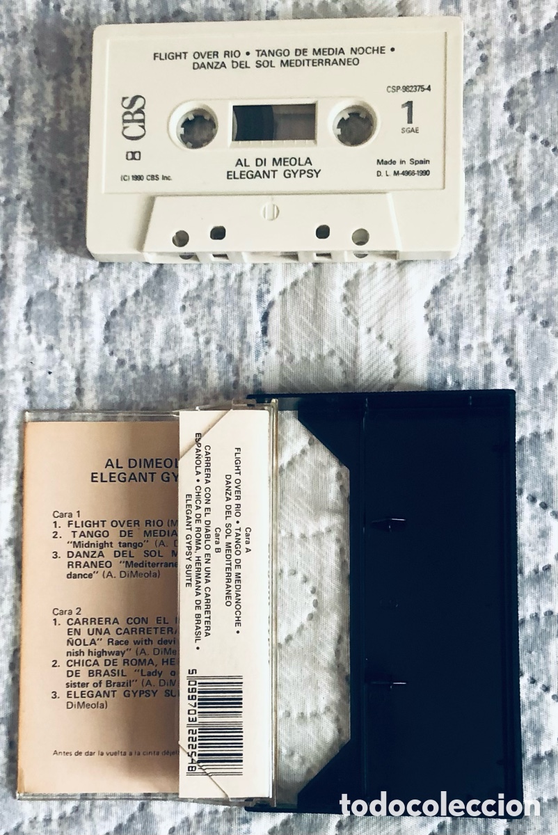 Casetes antiguos: Al Dimeola: Elegant Gypsy - Foto 2