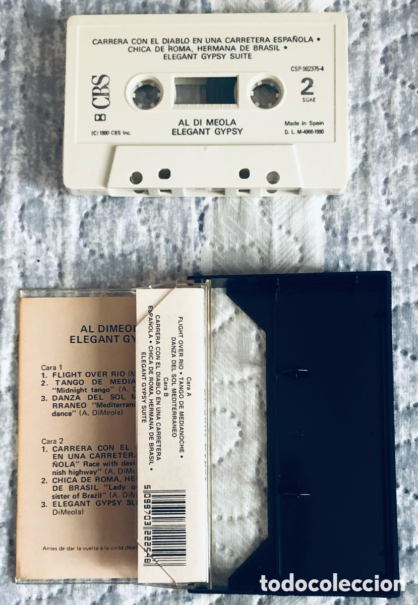 Casetes antiguos: Al Dimeola: Elegant Gypsy - Foto 3