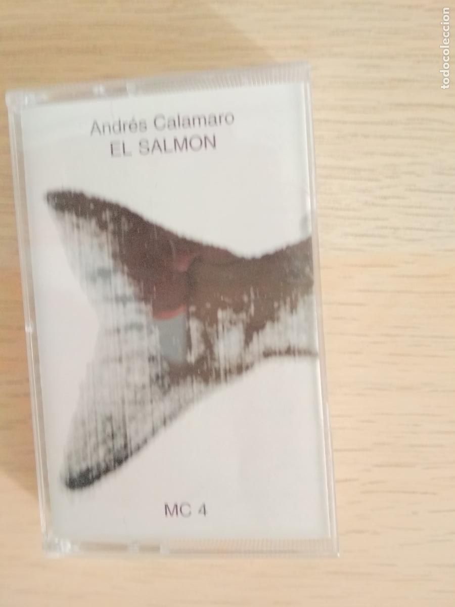 Casetes antiguos: ANDR&Eacute;S CALAMARO - EL SALMON - MC 4 - WARNER - Foto 3