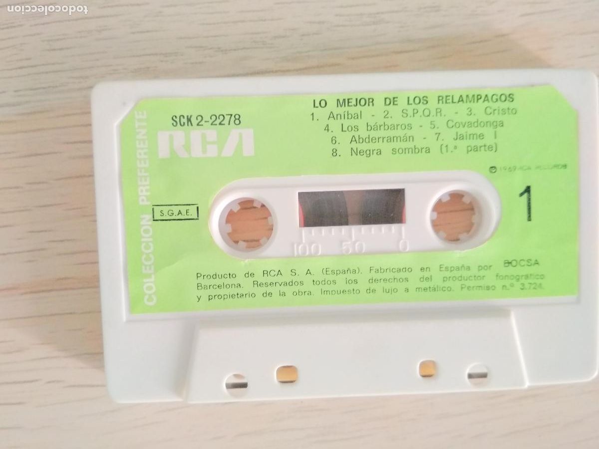 Casetes antiguos: Los Relampagos &ndash; Lo Mejor De Los Relampagos, - Foto 2