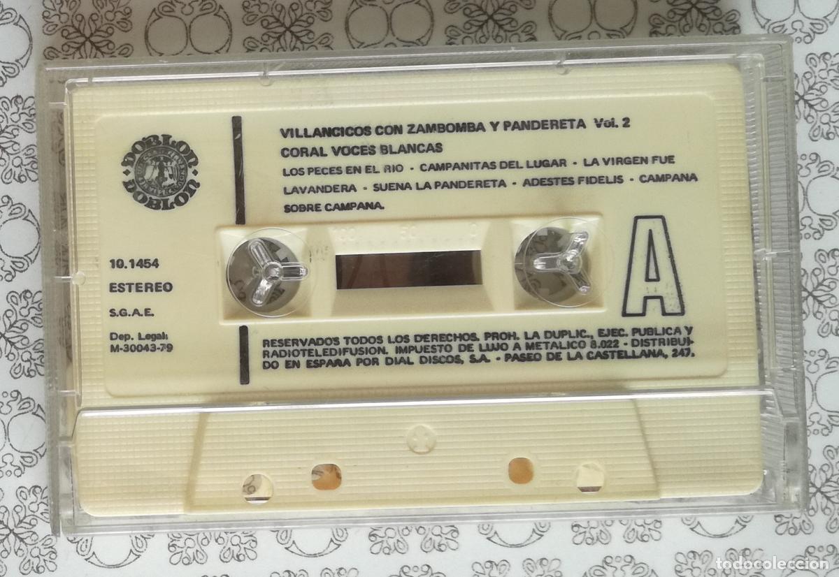 Casetes antiguos: Cinta casete cassette Villancicos con zambomba y panderetas Vol. 2 - OFERTAS DOCABO