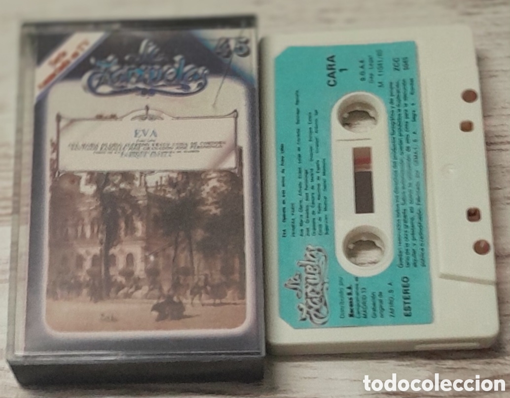 Casetes antiguos: EVA - LA ZARZUELA 45 - Foto 1