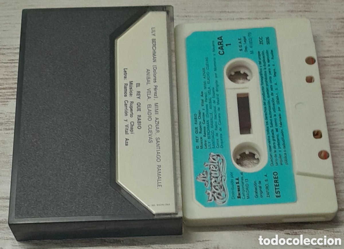 Casetes antiguos: EL REY QUE RABIO - LA ZARZUELA 26 - Foto 2